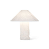 Modern Sculptural Dupont Paper Table Lamp for Contemporary Bedroom Lighting