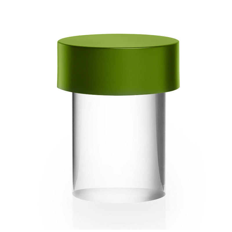 Modern Rechargeable LED Portable Table Lamp with Elegant Crystal Glass Column Design