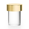 Modern Rechargeable LED Portable Table Lamp with Elegant Crystal Glass Column Design