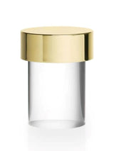 Modern Rechargeable LED Portable Table Lamp with Elegant Crystal Glass Column Design
