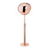 Modern Molten Lava Art Floor Standing Lamp with Spherical Metallic Shade