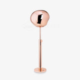 Modern Molten Lava Art Floor Standing Lamp with Spherical Metallic Shade
