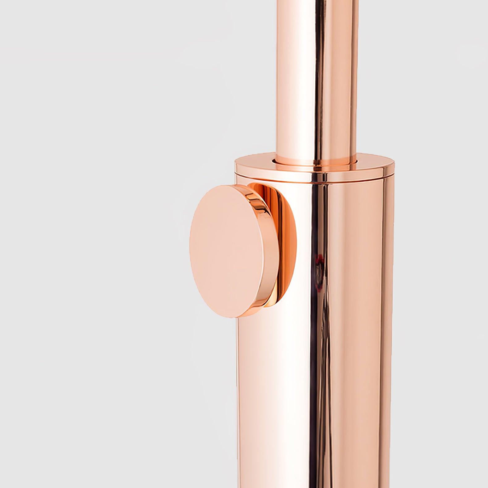 Modern Molten Lava Art Floor Standing Lamp with Spherical Metallic Shade