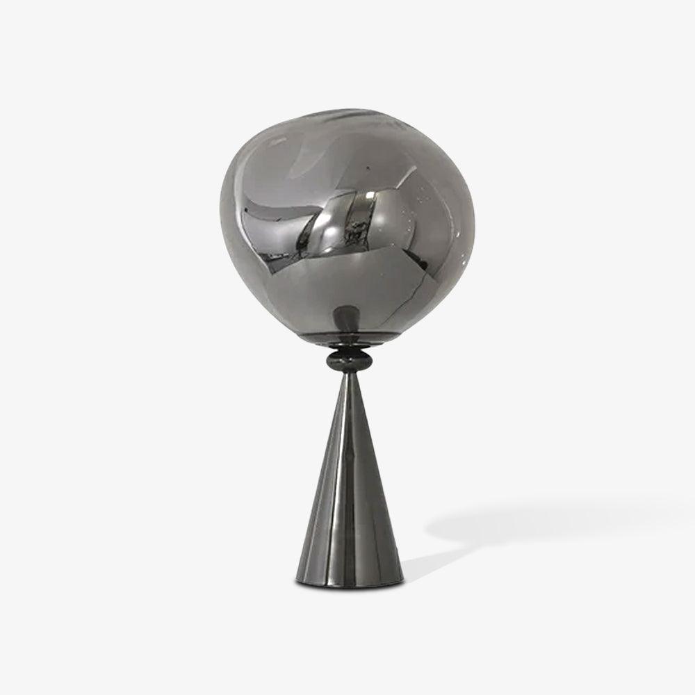 Contemporary Molten Glass Lava Cone Table Lamp for Modern Ambient Lighting