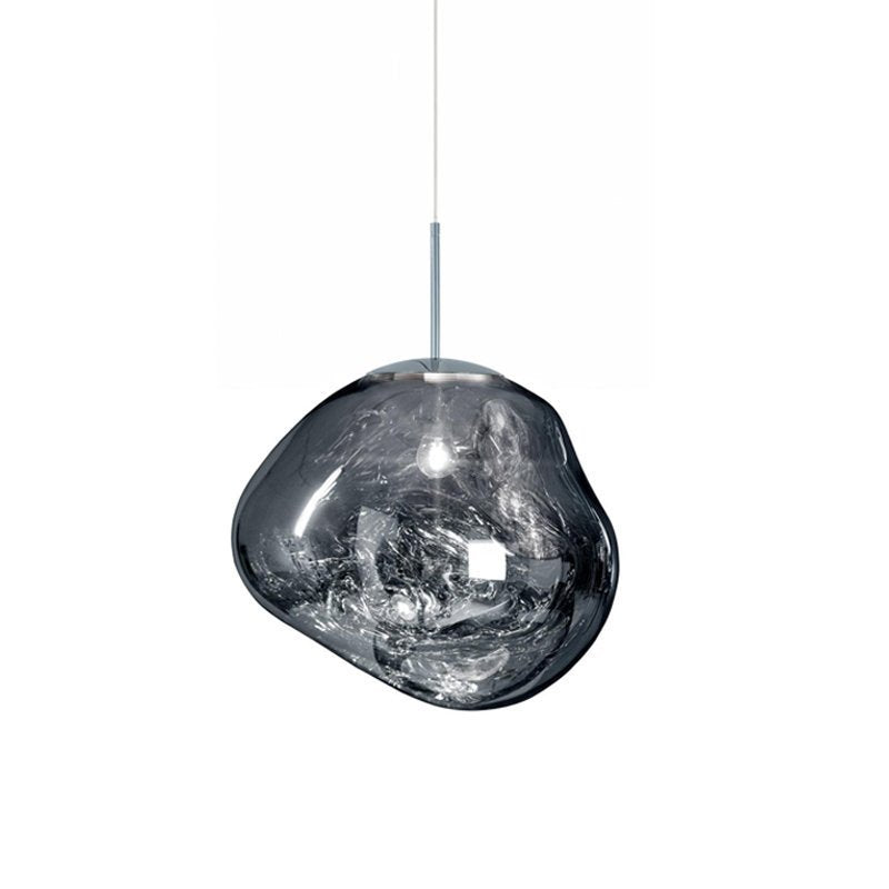 contemporary-melt-glass-style-lava-pendant-light-unique-mirror-finish-polycarbonate-hanging-lamp