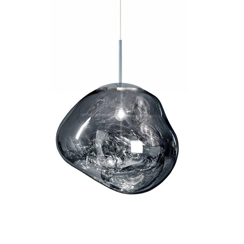 contemporary-melt-glass-style-lava-pendant-light-unique-mirror-finish-polycarbonate-hanging-lamp