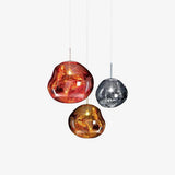 contemporary-melt-glass-style-lava-pendant-light-unique-mirror-finish-polycarbonate-hanging-lamp