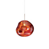contemporary-melt-glass-style-lava-pendant-light-unique-mirror-finish-polycarbonate-hanging-lamp