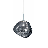 contemporary-melt-glass-style-lava-pendant-light-unique-mirror-finish-polycarbonate-hanging-lamp