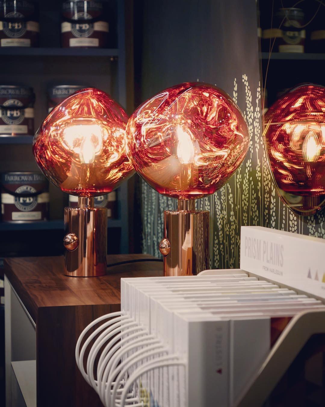 Modern Irregular Glass Lava Table Lamp with Reflective Chrome Finish for Home Decor