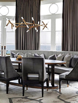 Modern Brass Diamond Shape Chandelier LED Ceiling Pendant Lighting for Dining Room