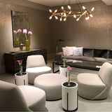 Modern Brass Diamond Shape Chandelier LED Ceiling Pendant Lighting for Dining Room