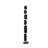 Leagan Contemporary Standing Floor Lamp with Marble Base and G4 LED