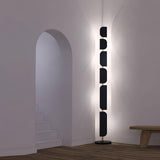 Leagan Contemporary Standing Floor Lamp with Marble Base and G4 LED