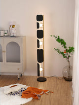 Leagan Contemporary Standing Floor Lamp with Marble Base and G4 LED