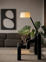 Modern Lean Pivot Adjustable Uplight Floor Lamp for Living Room and Office