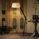 Modern Lean Pivot Adjustable Uplight Floor Lamp for Living Room and Office