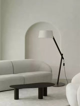 Modern Lean Pivot Adjustable Uplight Floor Lamp for Living Room and Office