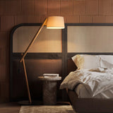 Modern Lean Pivot Adjustable Uplight Floor Lamp for Living Room and Office