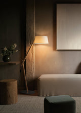 Modern Lean Pivot Adjustable Uplight Floor Lamp for Living Room and Office
