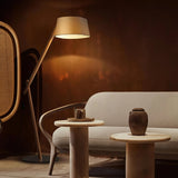 Modern Lean Pivot Adjustable Uplight Floor Lamp for Living Room and Office