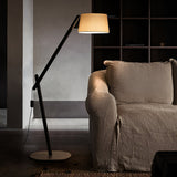 Modern Lean Pivot Adjustable Uplight Floor Lamp for Living Room and Office