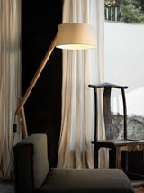 Modern Lean Pivot Adjustable Uplight Floor Lamp for Living Room and Office