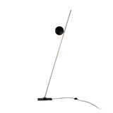 Modern LED Torchiere Floor Lamp with Slim Profile and Adjustable Warm Lighting