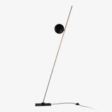 Modern LED Torchiere Floor Lamp with Slim Profile and Adjustable Warm Lighting