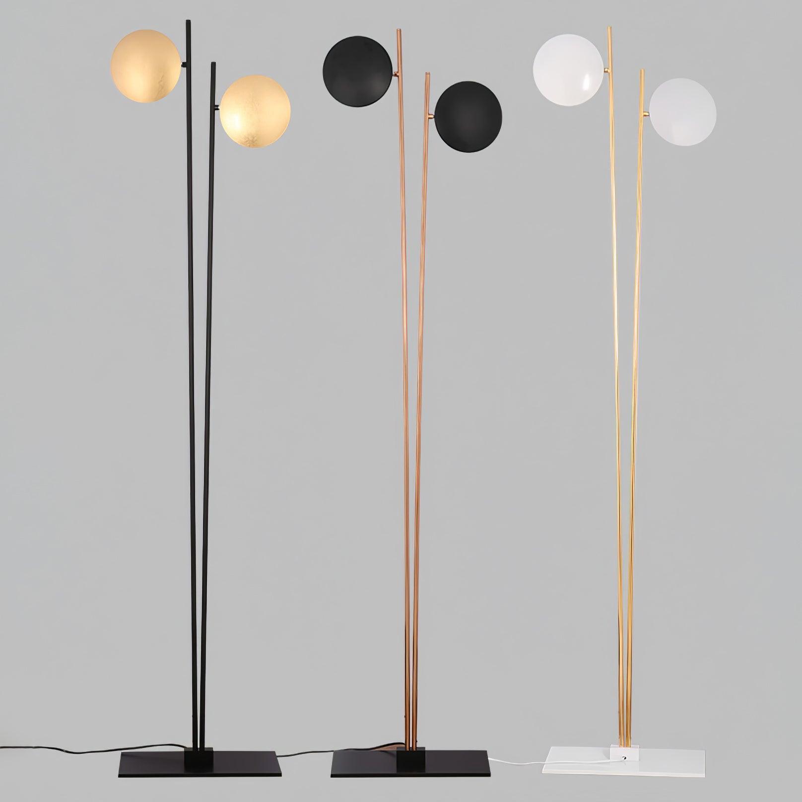 Modern LED Torchiere Floor Lamp with Slim Profile and Adjustable Warm Lighting
