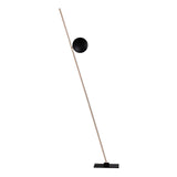 Modern LED Torchiere Floor Lamp with Slim Profile and Adjustable Warm Lighting