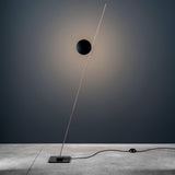Modern LED Torchiere Floor Lamp with Slim Profile and Adjustable Warm Lighting