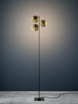 Modern LED Torchiere Floor Lamp with Slim Profile and Adjustable Warm Lighting