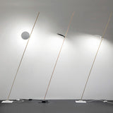 Modern LED Torchiere Floor Lamp with Slim Profile and Adjustable Warm Lighting