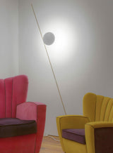 Modern LED Torchiere Floor Lamp with Slim Profile and Adjustable Warm Lighting