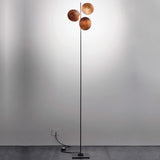 Modern LED Torchiere Floor Lamp with Slim Profile and Adjustable Warm Lighting