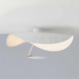 Giorgio Modern LED Flush Mount Ceiling Light with Minimalist Curved Disc Shade