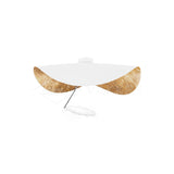 Giorgio Modern LED Flush Mount Ceiling Light with Minimalist Curved Disc Shade
