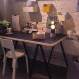 Modern Architectural Glass and Concrete Table Lamp for Elegant Bedside Lighting