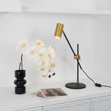 Lektor Modern Adjustable Table Lamp Articulated Reading Light for Office Gold and Black