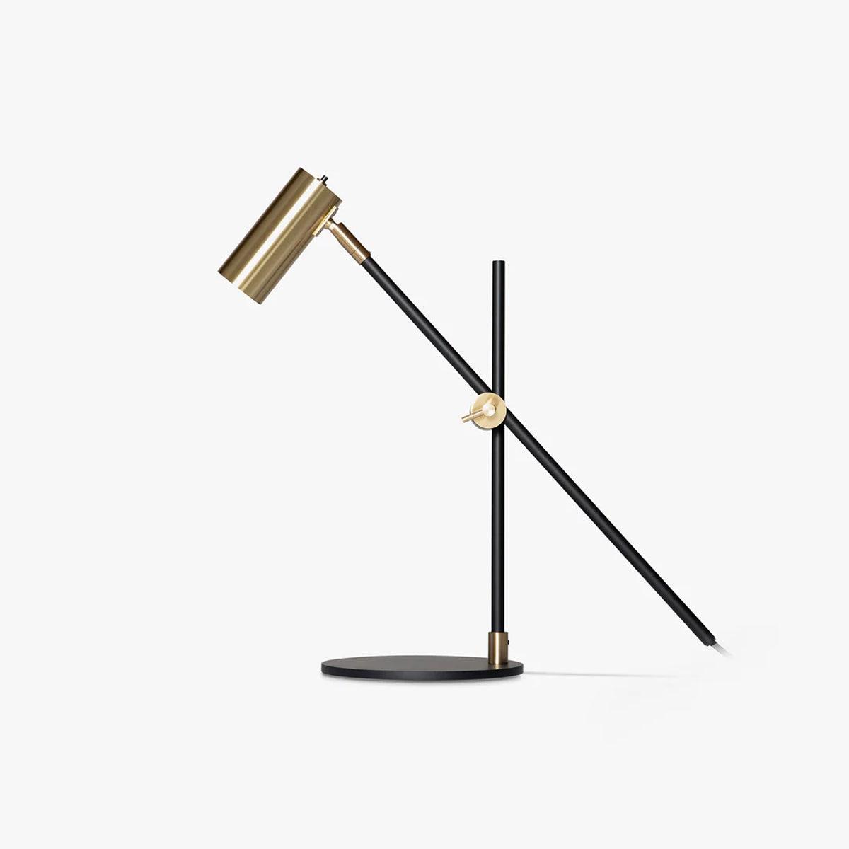 Lektor Modern Adjustable Table Lamp Articulated Reading Light for Office Gold and Black