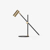 Lektor Modern Adjustable Table Lamp Articulated Reading Light for Office Gold and Black