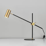 Lektor Modern Adjustable Table Lamp Articulated Reading Light for Office Gold and Black