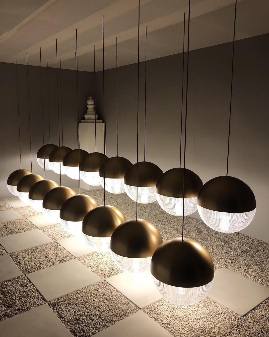 Modern Lens Flair Glass Pendant Light Contemporary Hanging Ceiling Lamp for Indoor Living Spaces