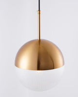 Modern Lens Flair Glass Pendant Light Contemporary Hanging Ceiling Lamp for Indoor Living Spaces