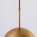 Modern Lens Flair Glass Pendant Light Contemporary Hanging Ceiling Lamp for Indoor Living Spaces
