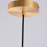 Modern Lens Flair Glass Pendant Light Contemporary Hanging Ceiling Lamp for Indoor Living Spaces