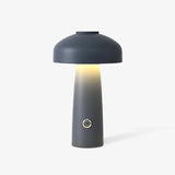 Modern Mushroom Metal Desk Lamp Portable Rechargeable LED Table Light for Office and Bedroom