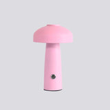 Modern Mushroom Metal Desk Lamp Portable Rechargeable LED Table Light for Office and Bedroom