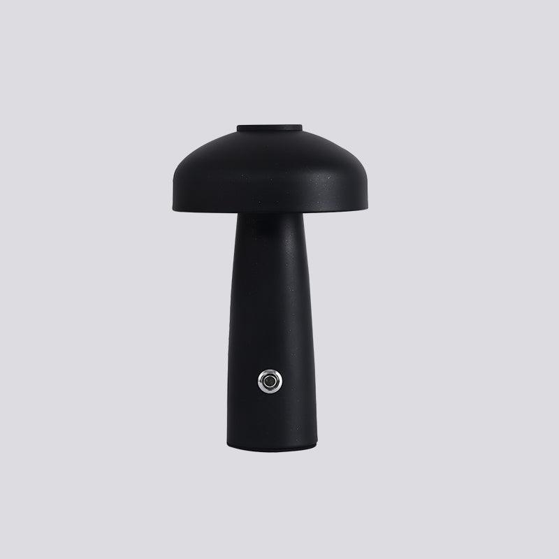 Modern Mushroom Metal Desk Lamp Portable Rechargeable LED Table Light for Office and Bedroom